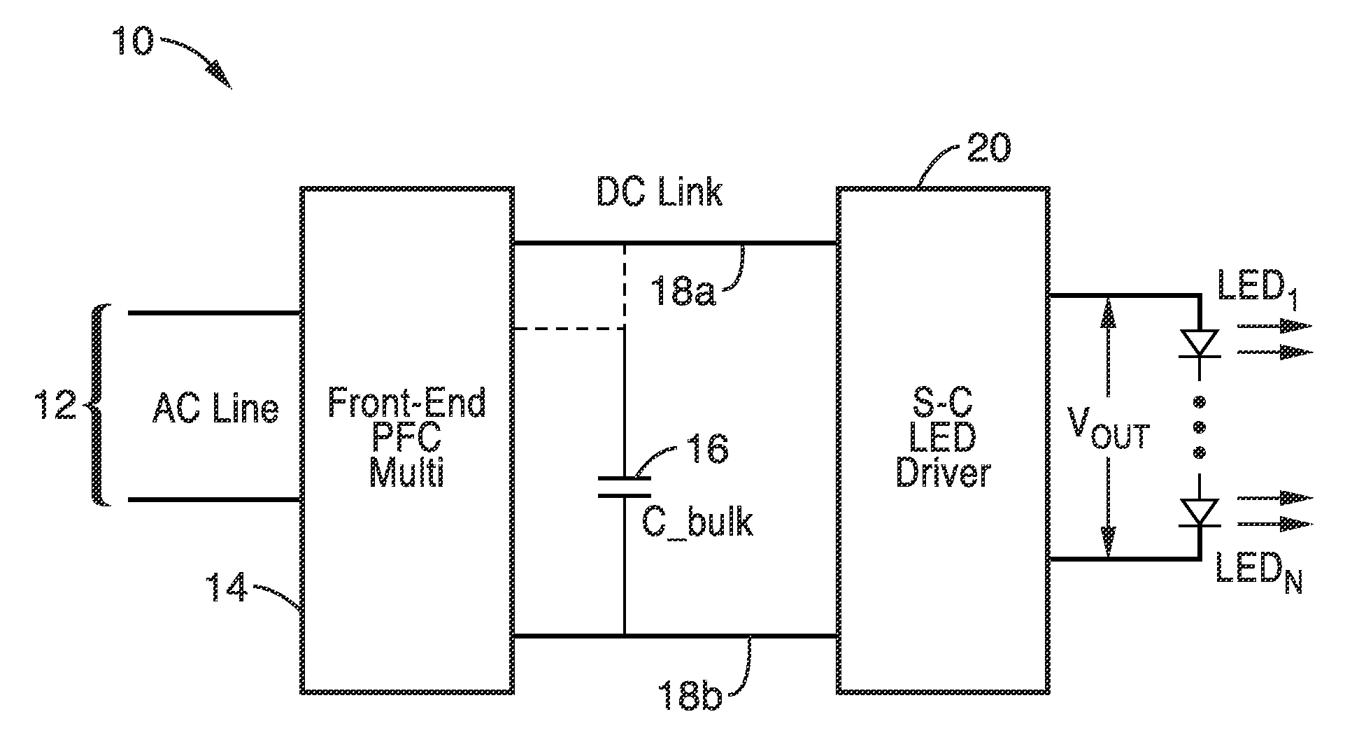 Switched-capacitor isolated LED driver