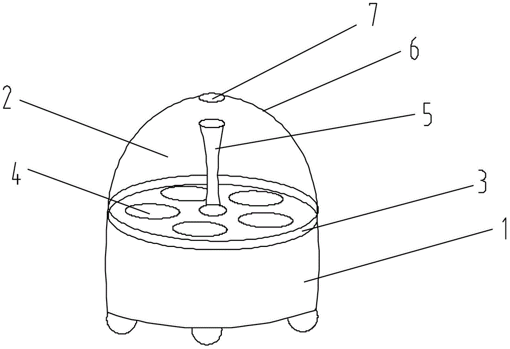 Egg boiler with heat preservation function