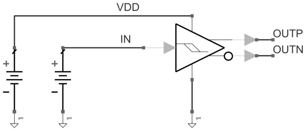 Schmitt trigger based on GaAs HEMT process