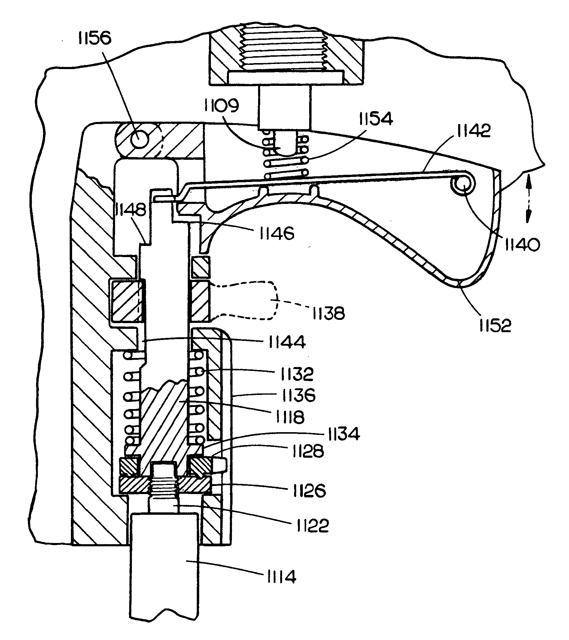 Dual mode pneumatic fastener actuation mechanism