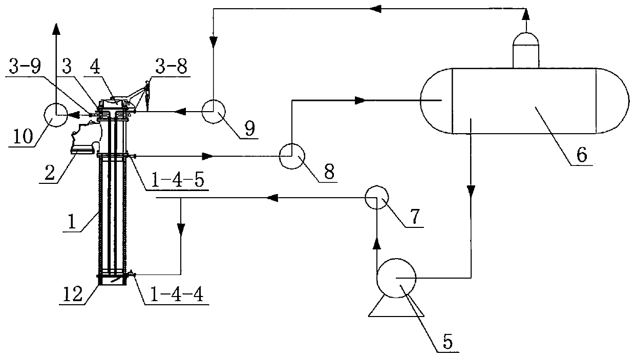 Raw gas high-temperature residual heat recovery method and device