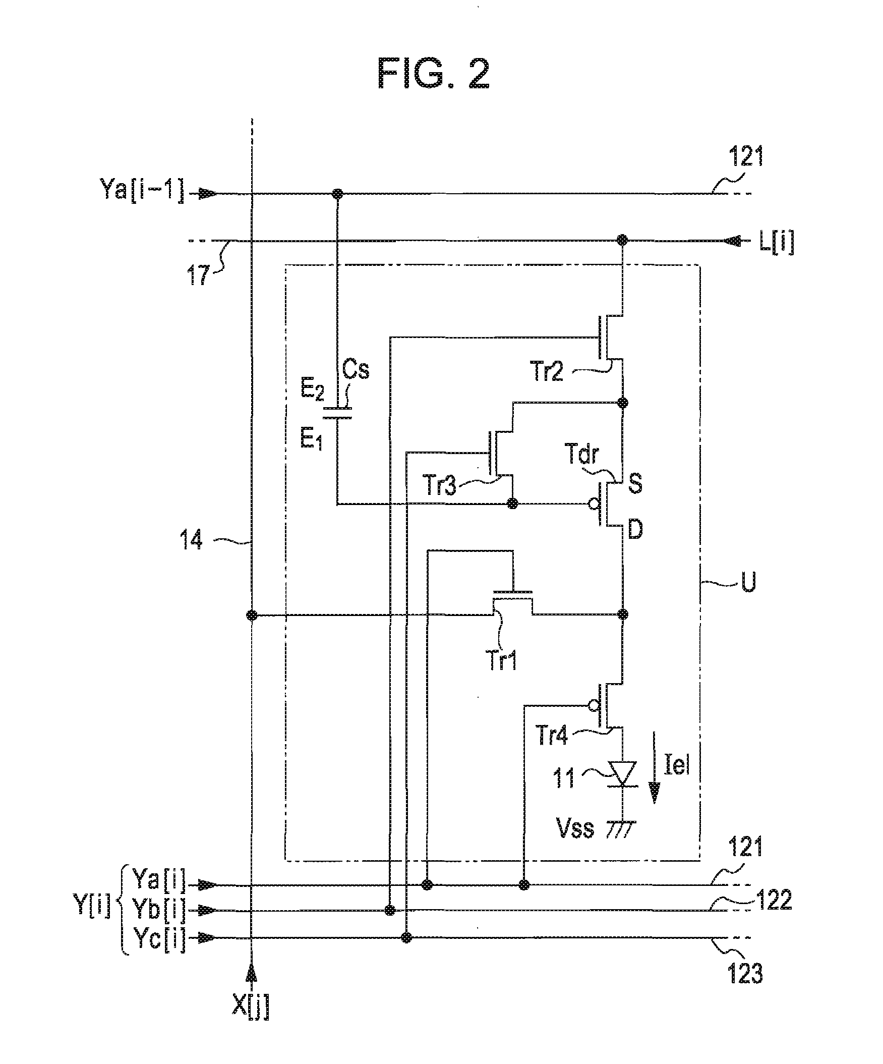 Electronic device, method of driving the same, electro-optical device, and electronic apparatus