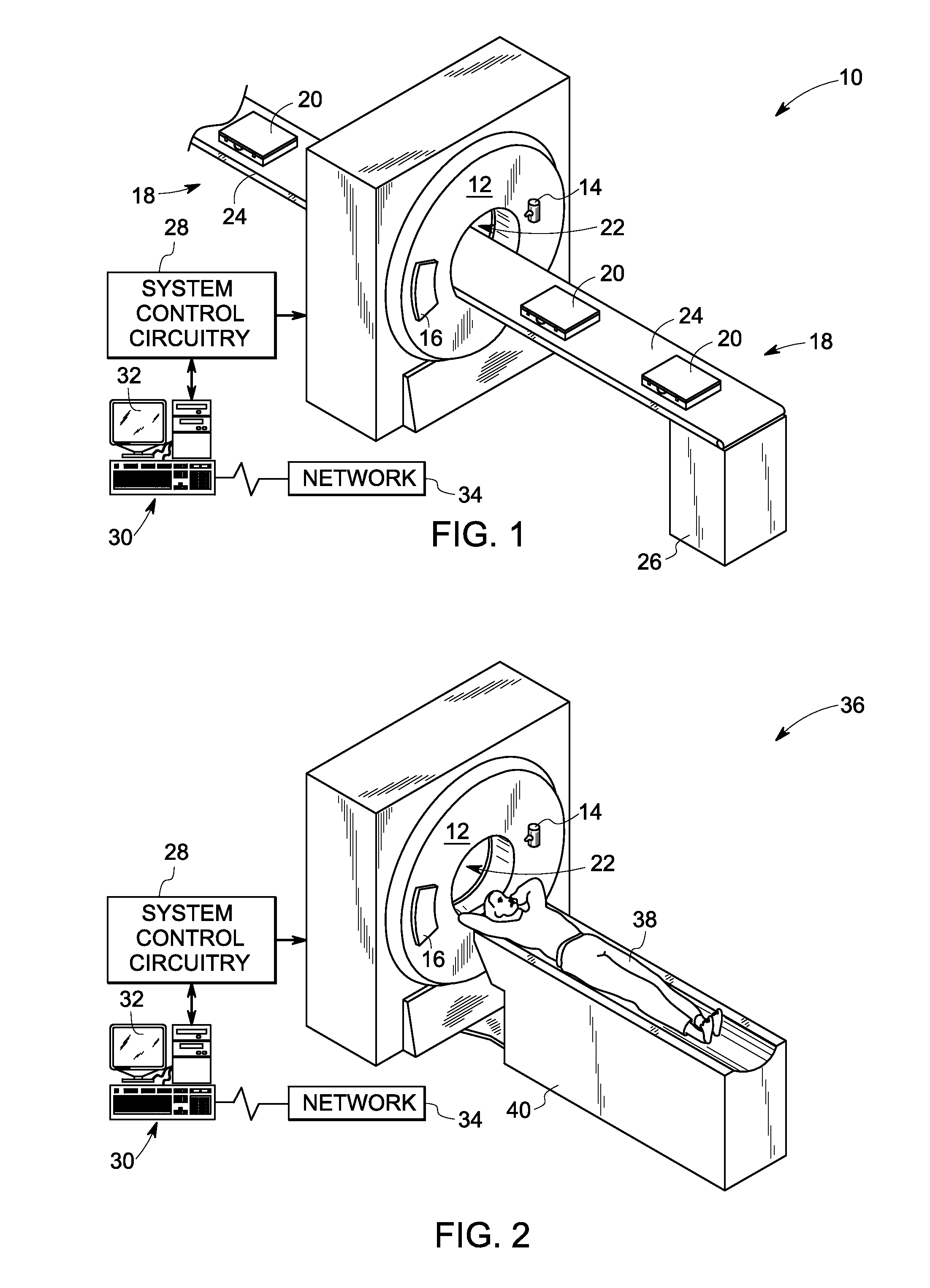 Material composition detection from effective atomic number computation