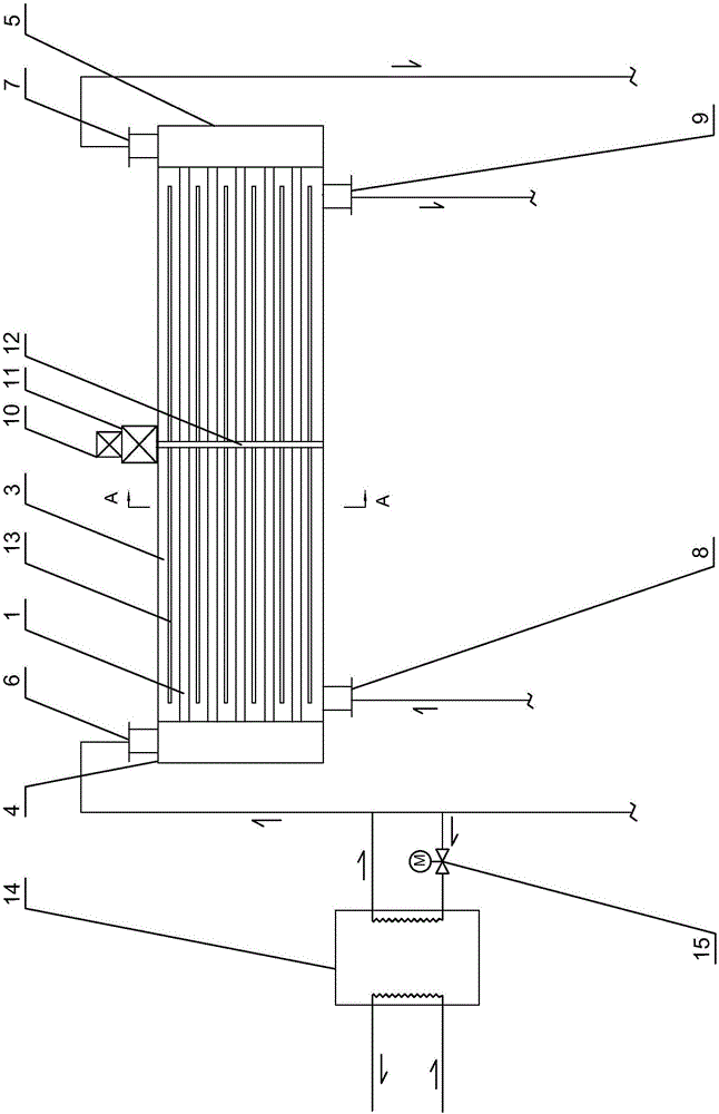 Method for collecting latent heat of solidification of cold water