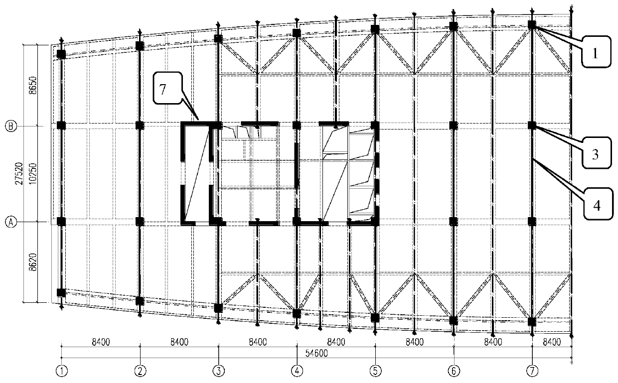 A Design Method Based on Continuous Direction-changing Reinforced Concrete Column Structural System