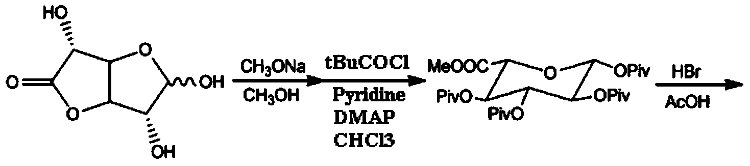 Synthesis method and intermediate compound of morphine-6-Beta-D-glucuronide