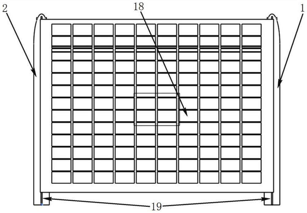 Empennage type unmanned aerial vehicle launching and recovering device