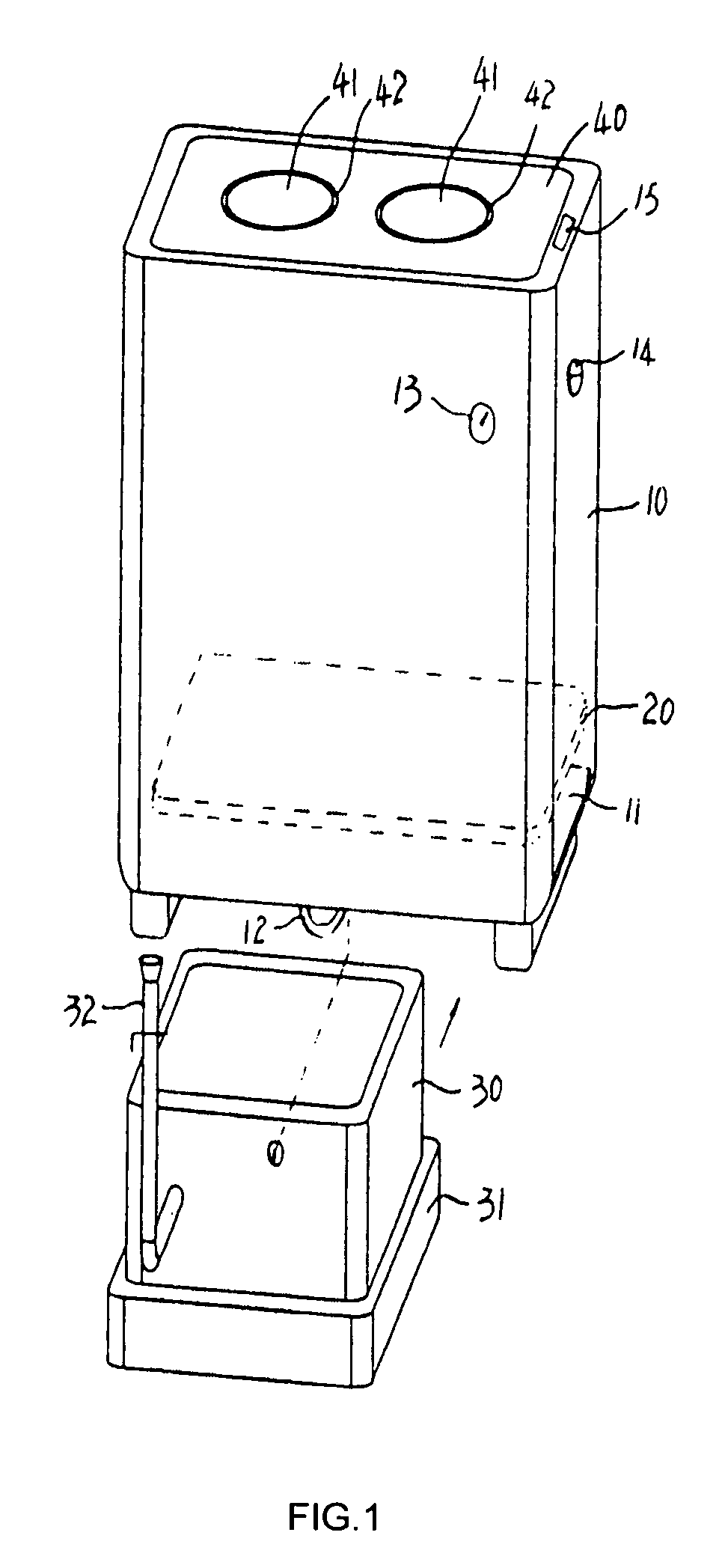 Foot sauna & massage tank