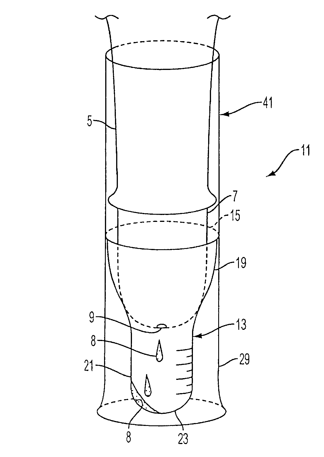 Glans compatible single unit semen collection and storage device, kit and related methods of use