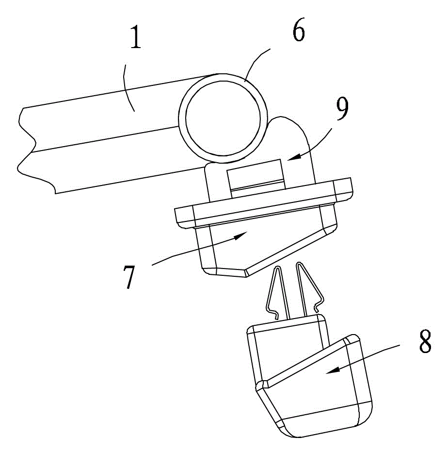 Vehicle rear row seat folding limiting device and vehicle