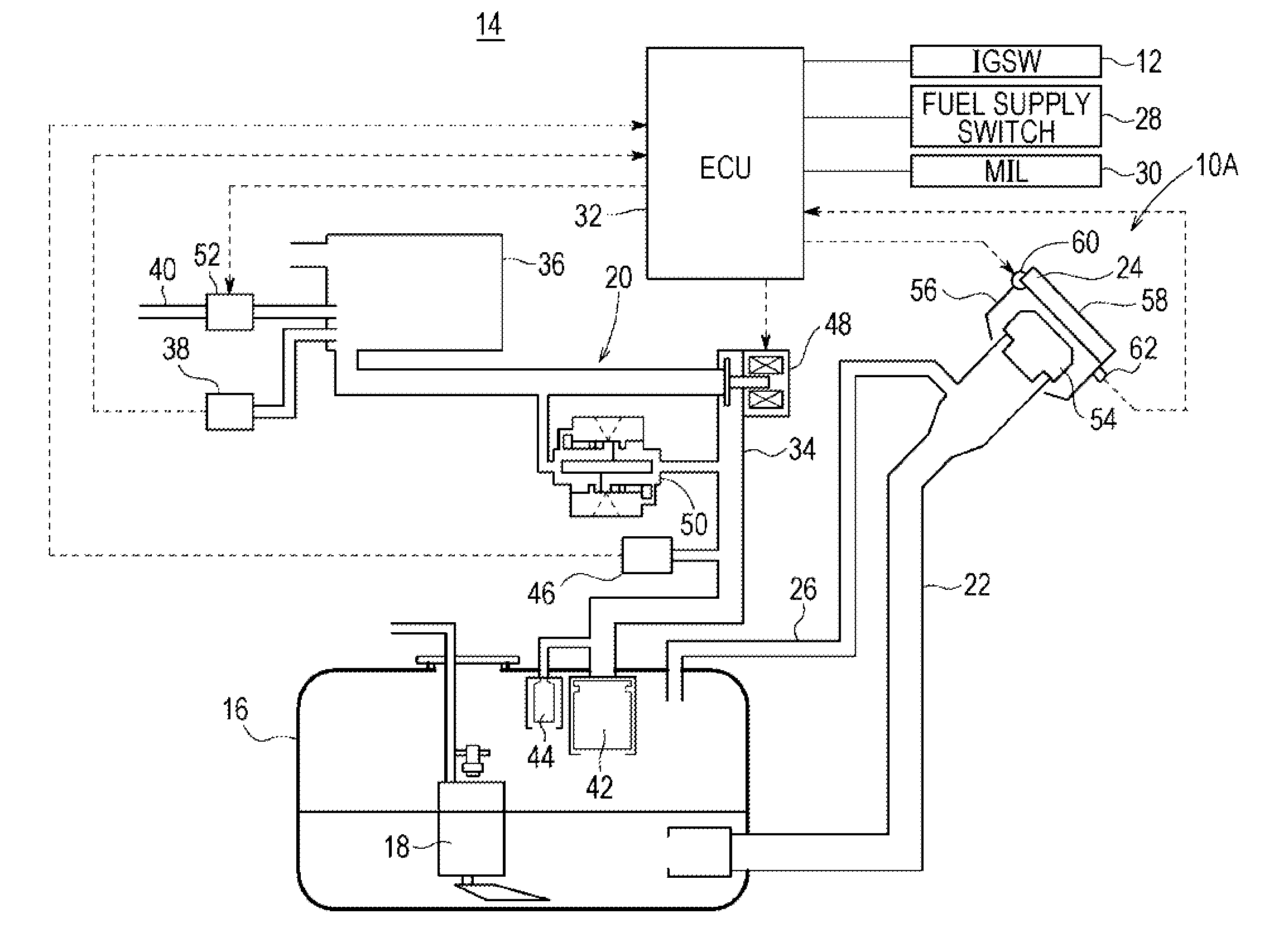 Fuel tank system