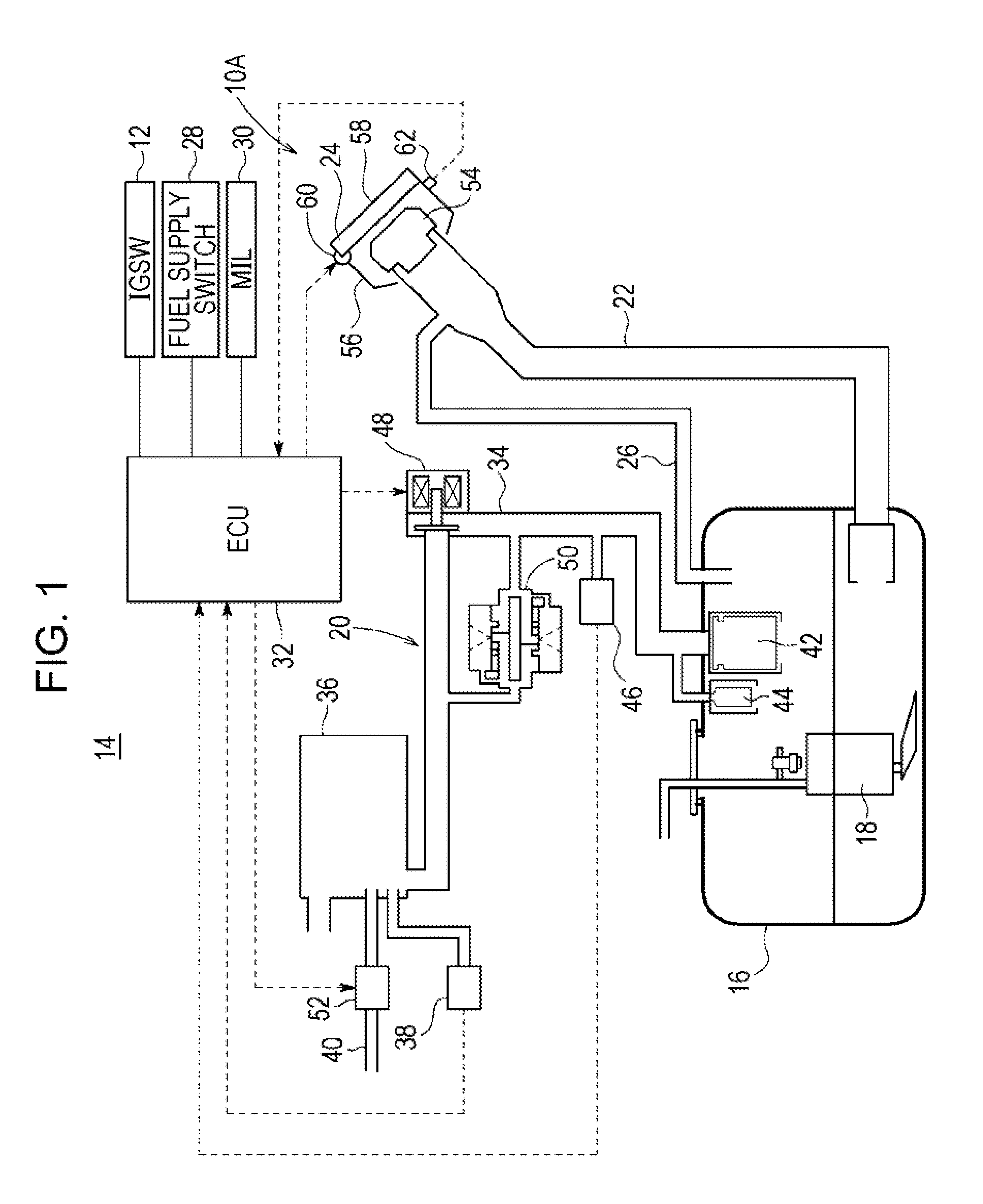 Fuel tank system