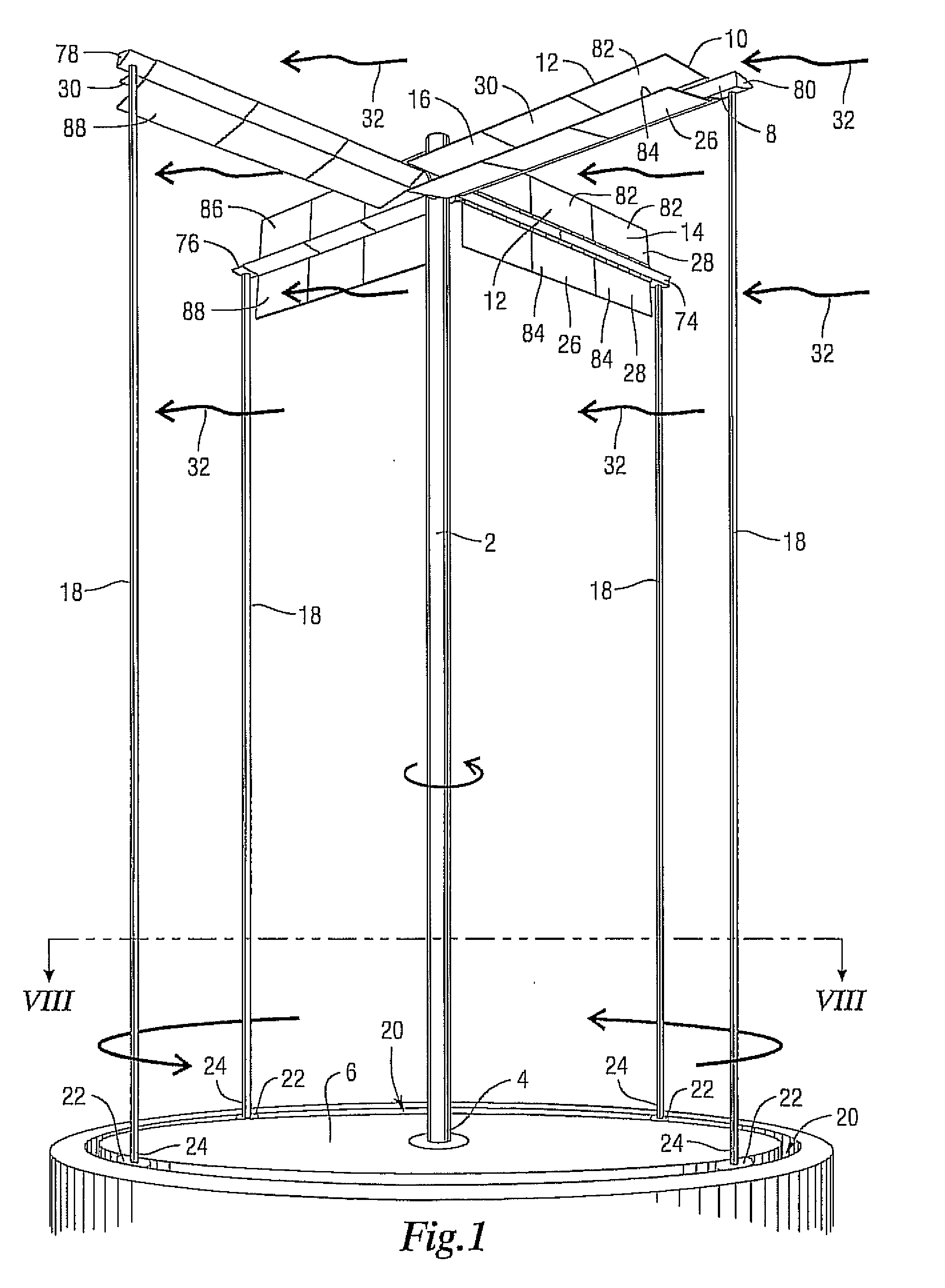 Method and Apparatus for Capturing Wind to Produce Electrical Power