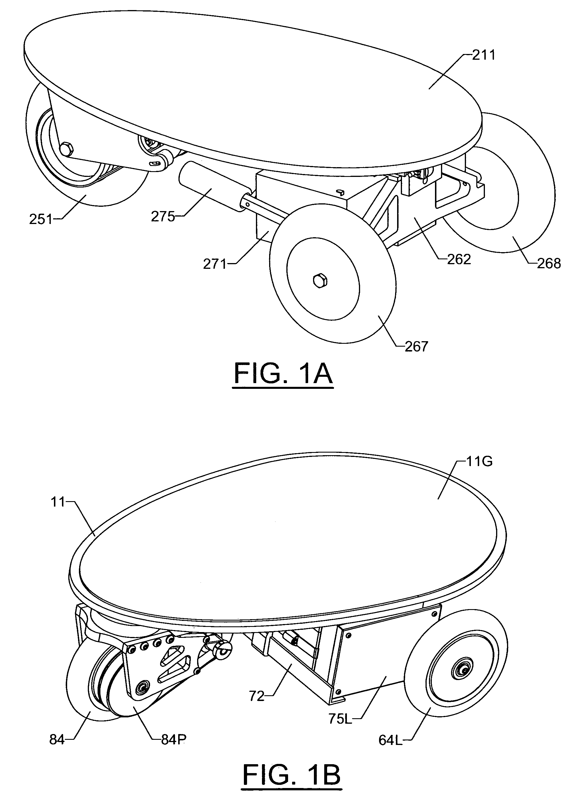 Foot-controlled motorized vehicle