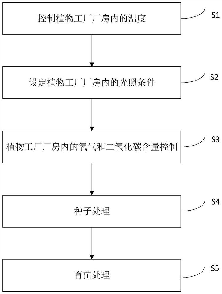 Ginseng plant factory planting and seedling raising system, and ginseng planting method