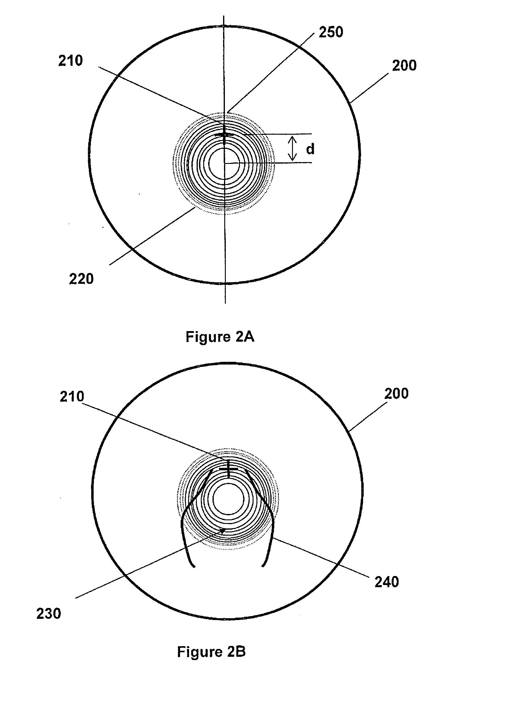 Static progressive surface region in optical communication with a dynamic optic