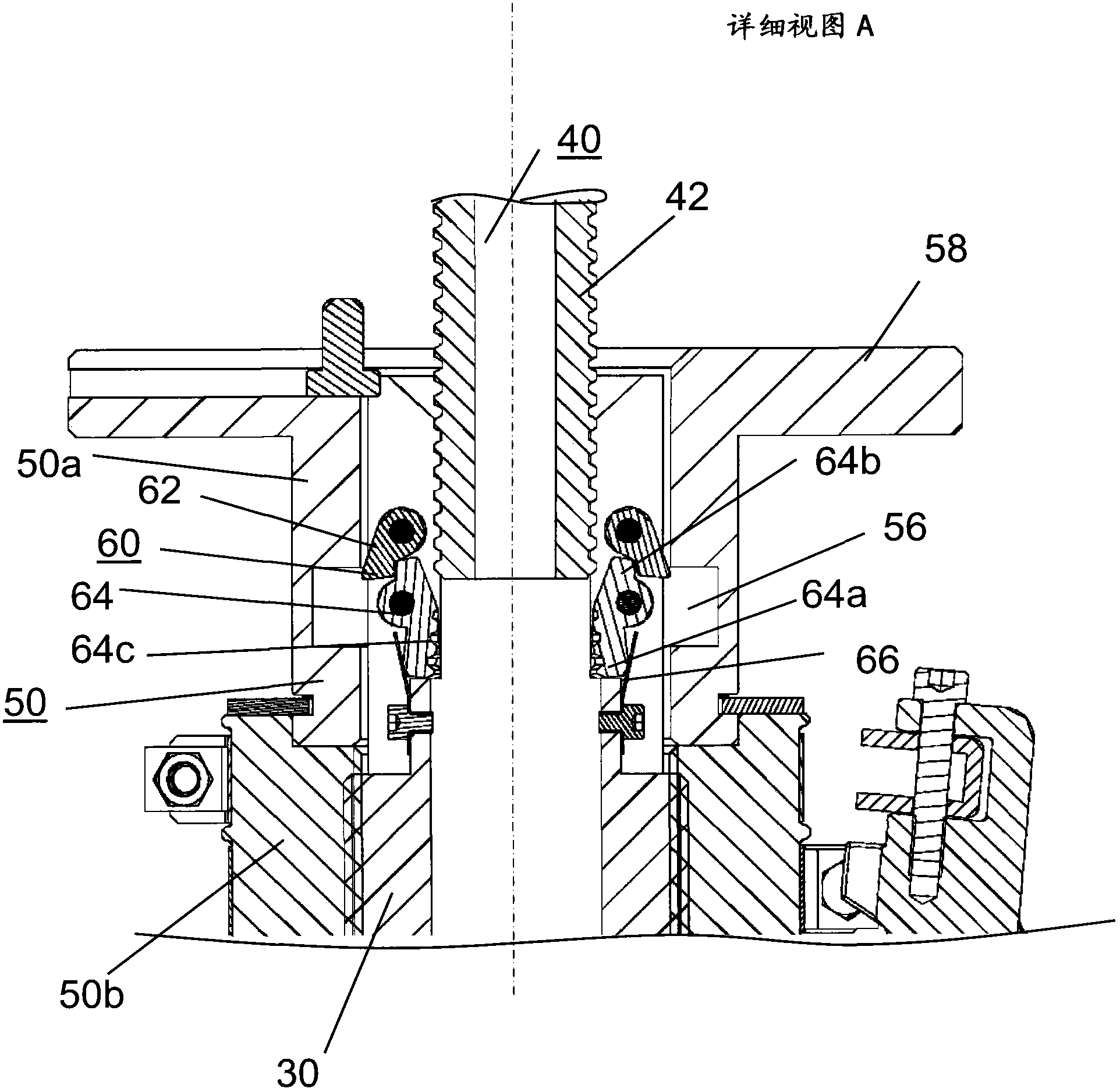 Wheel-clamping device for a wheel-service-machine and method for reversibly clamping a wheel on a wheel-clamping device for a wheel-service-machine