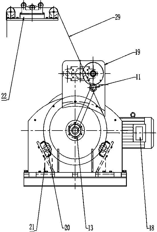 Intelligent deep hole rope winch driven by variable frequency motor