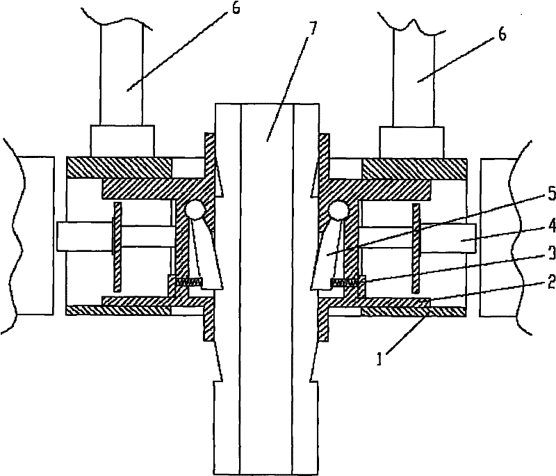 A mechanical pile clamp box