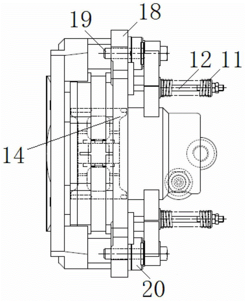 Self-adjusting type hydraulic brake caliper assembly