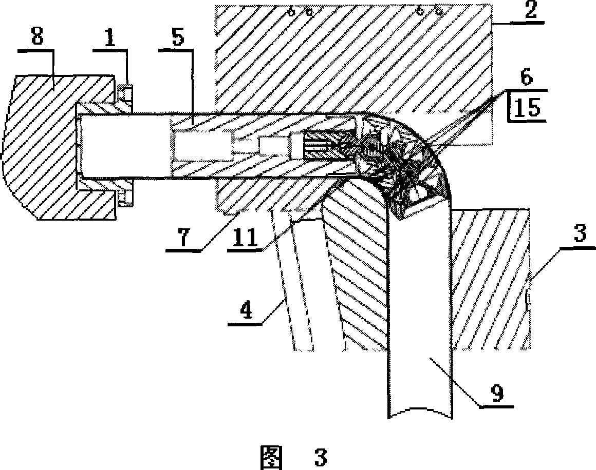 Method and equipment for machining bent pipe with small R