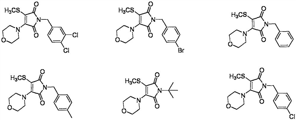 Preparation method of N-substituted-3-methylmercapto-4-morpholinyl maleimide compound