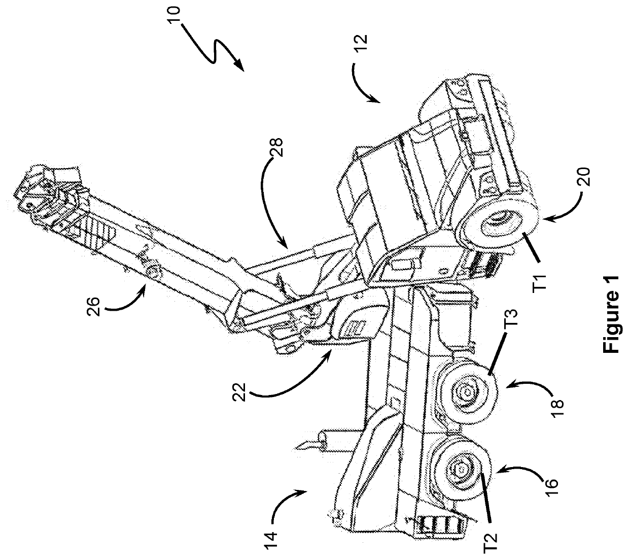 Pick and carry crane suspension