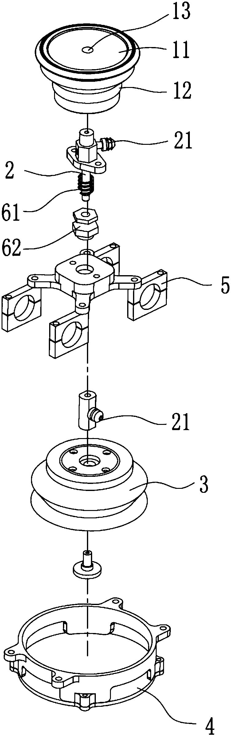 Sliding sucking-cup assembly with backpressure sucking cup and curtain wall robot applying same