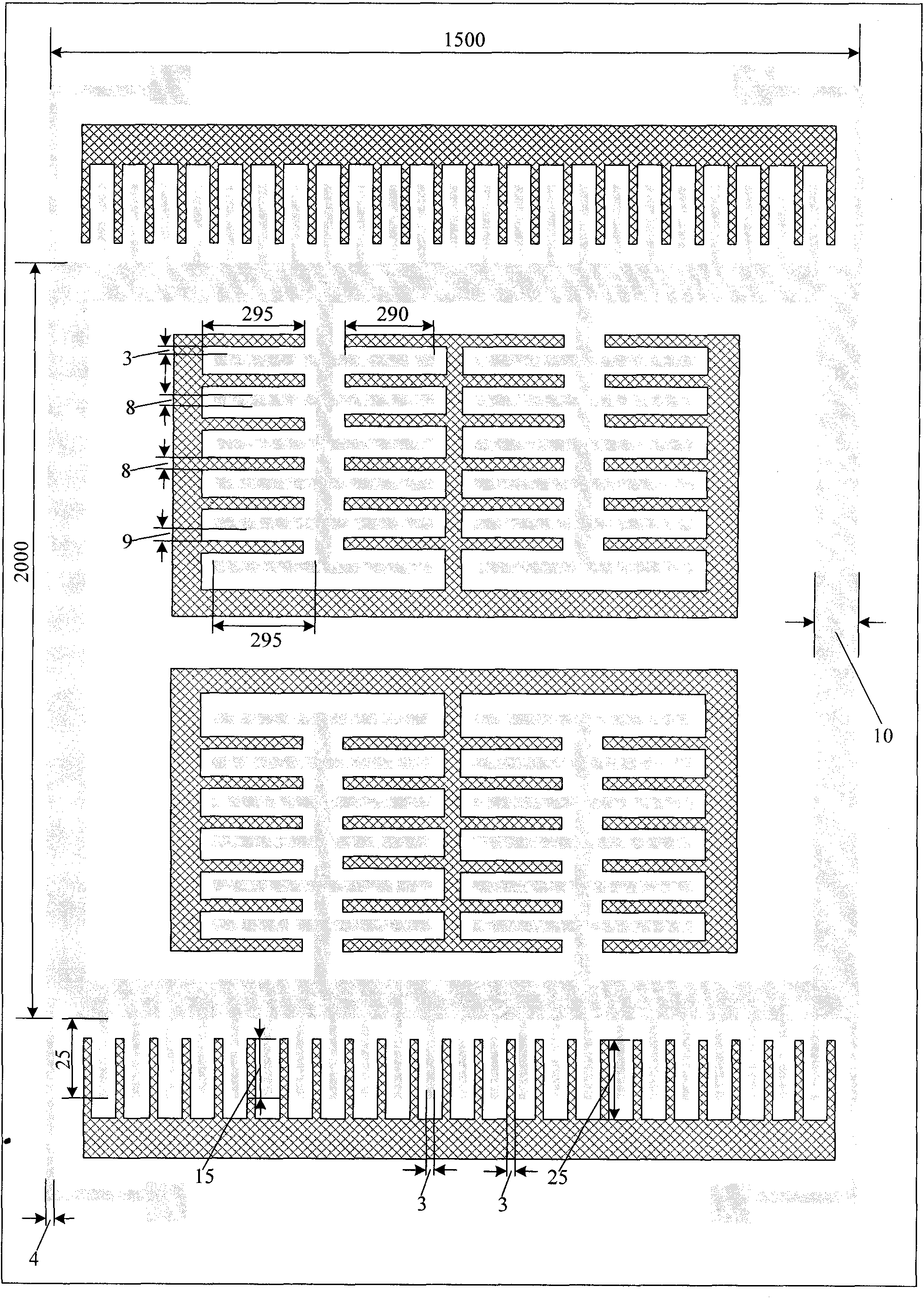 Frame-type variable capacitor and preparation method thereof