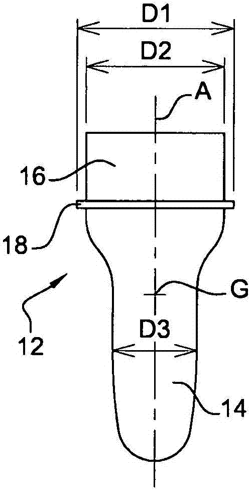 Device for aligning and righting preforms, comprising bowl centrifuge equipped with damper