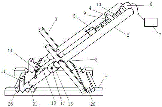 Shank and ankle fracture traction reduction frame