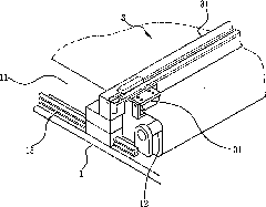 Dry film conveying mechanism of wafer film pressing machine