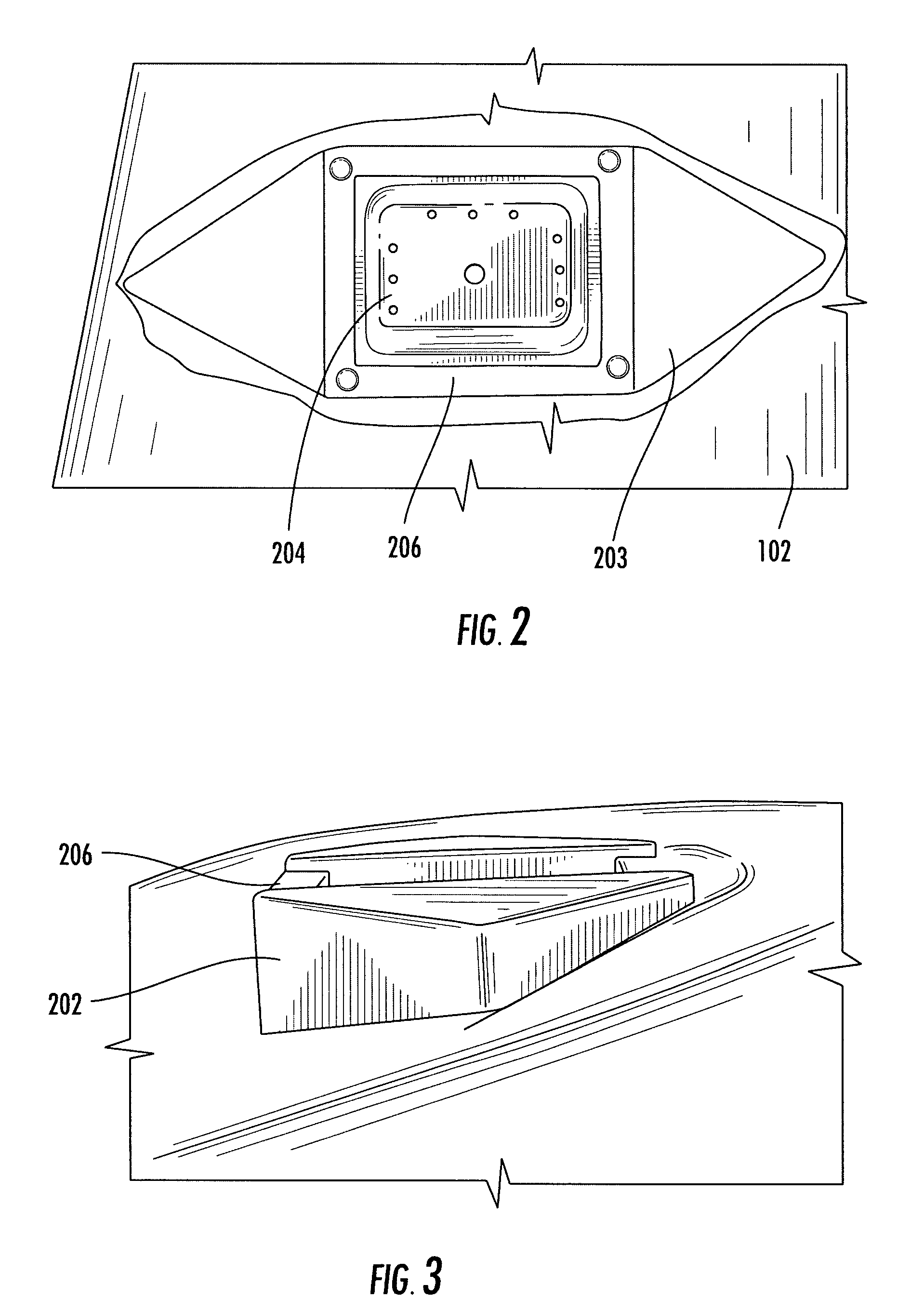 Vessel hull transducer modular mounting system