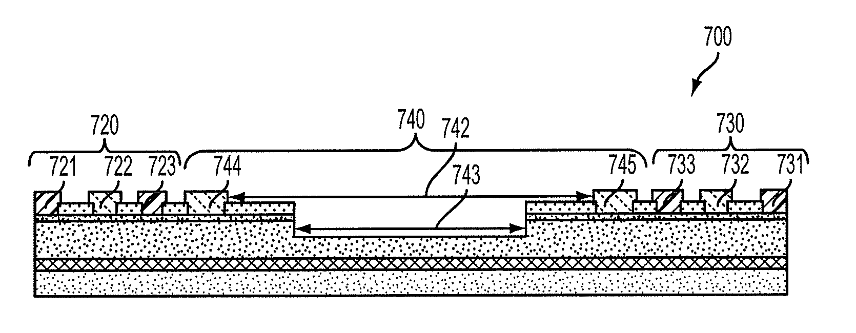 Isolation structure in gallium nitride devices and integrated circuits