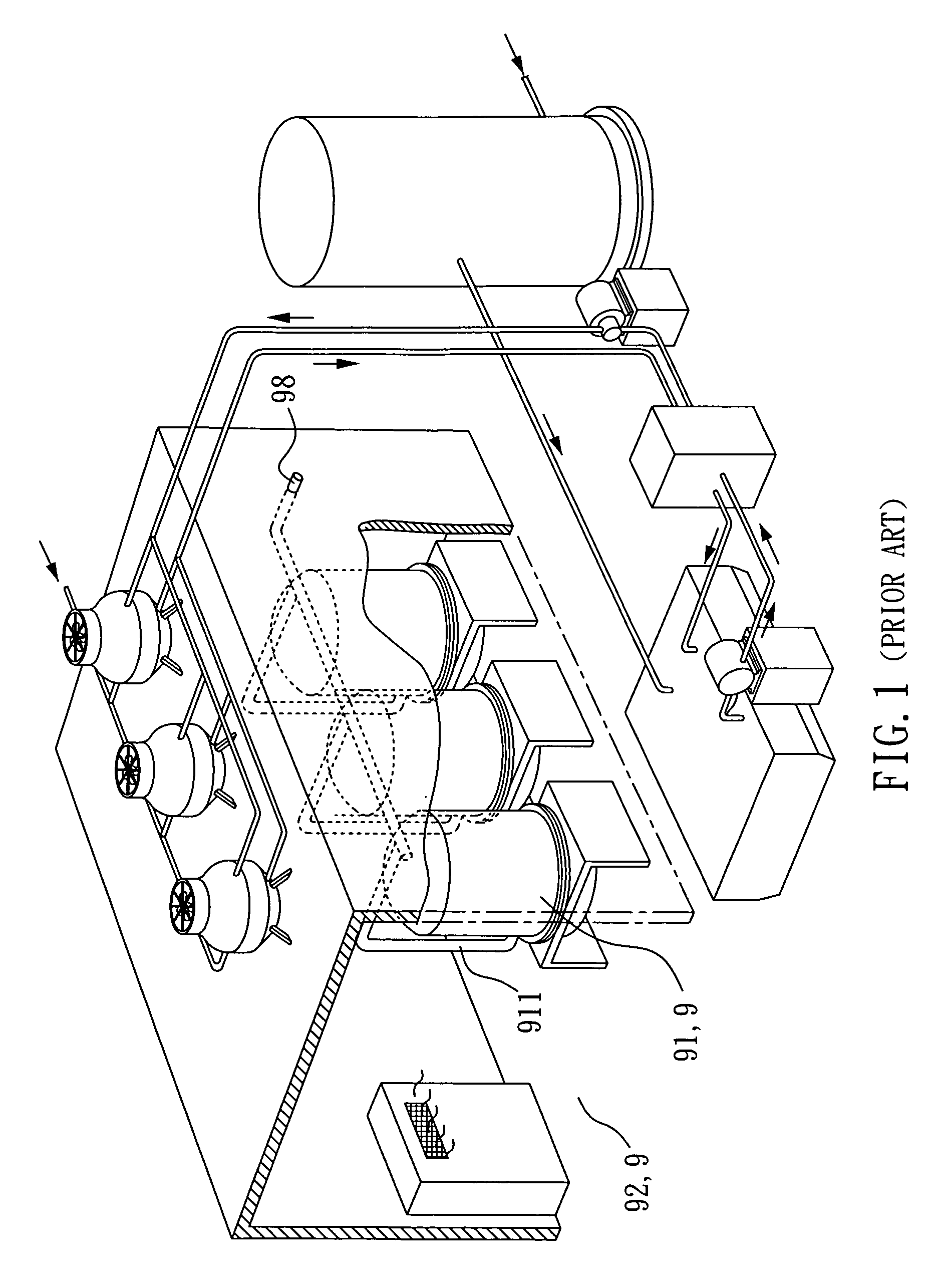 Crystal-growing furnace system with emergent pressure-release arrangement