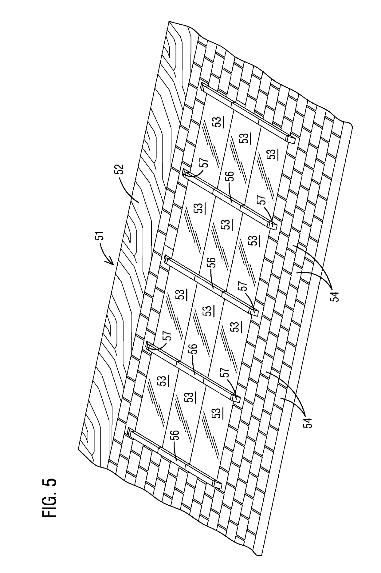 Roof Integrated Solar Power System With Top Mounted Electrical Components And Cables