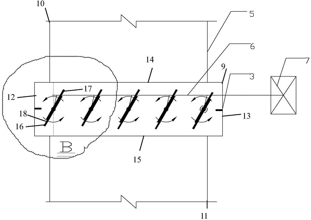 Rapid door-closing device for outlet of coal mill, and coal pulverizing system of coal mill