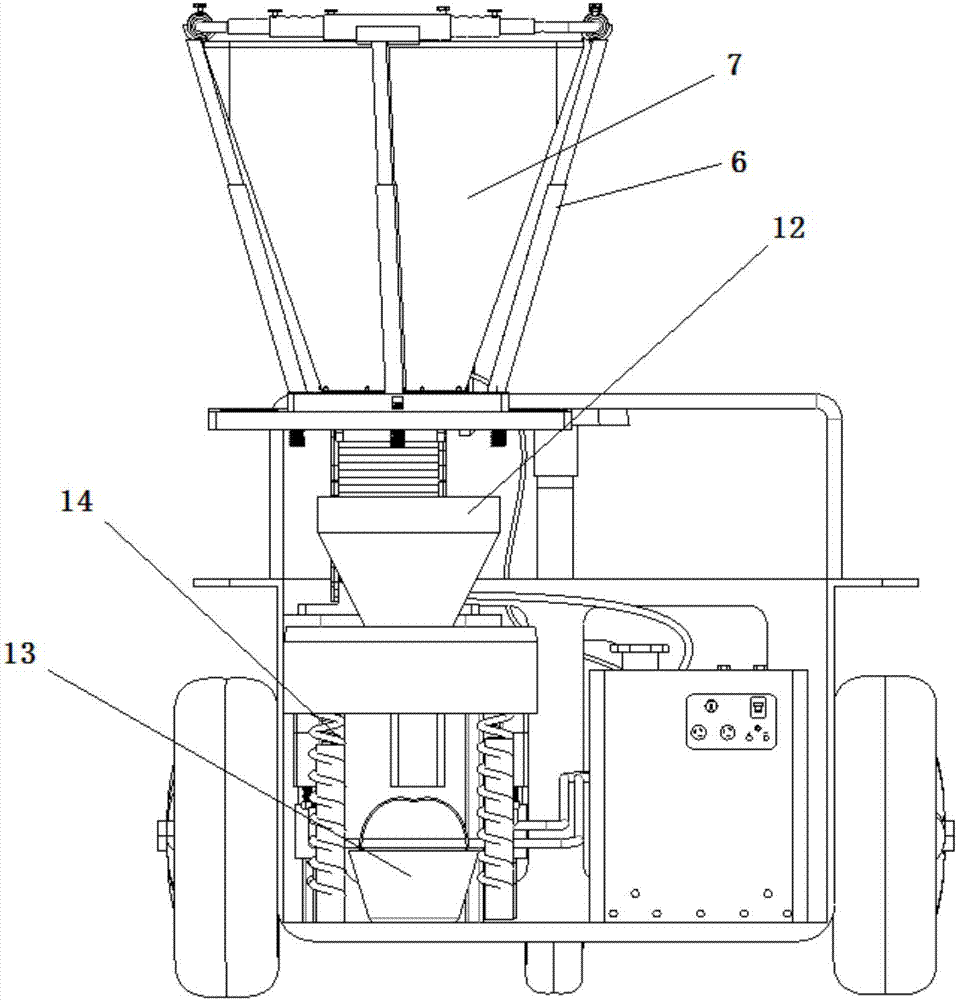High-speed airflow jet and screening based red date picking device and use method