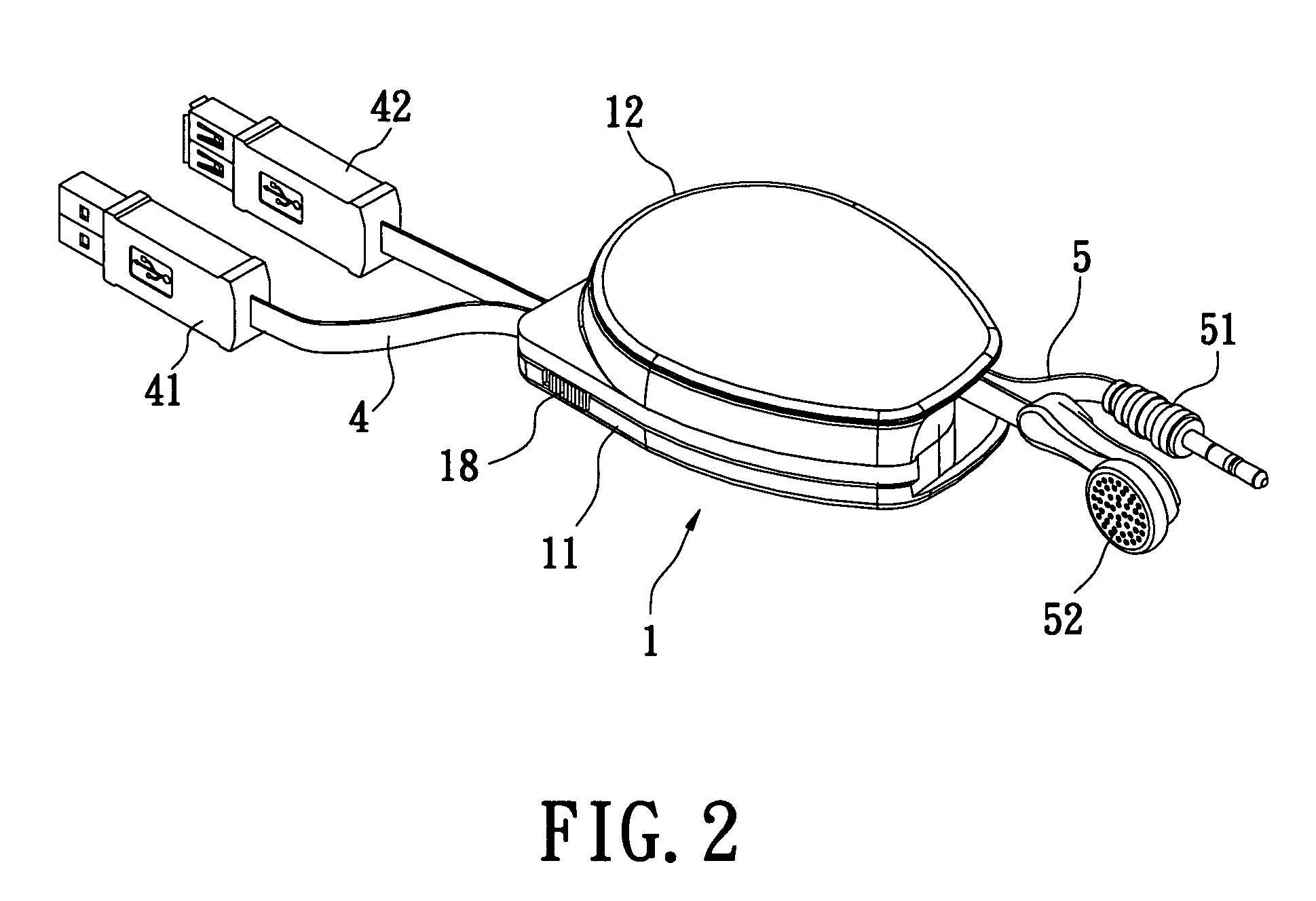 Wire-winding device for two kinds of cables