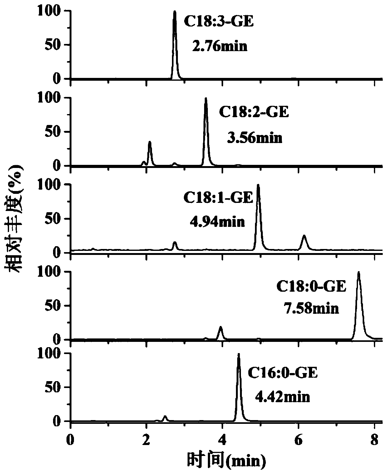 Method for efficiently and accurately measuring glycidyl esters in grease