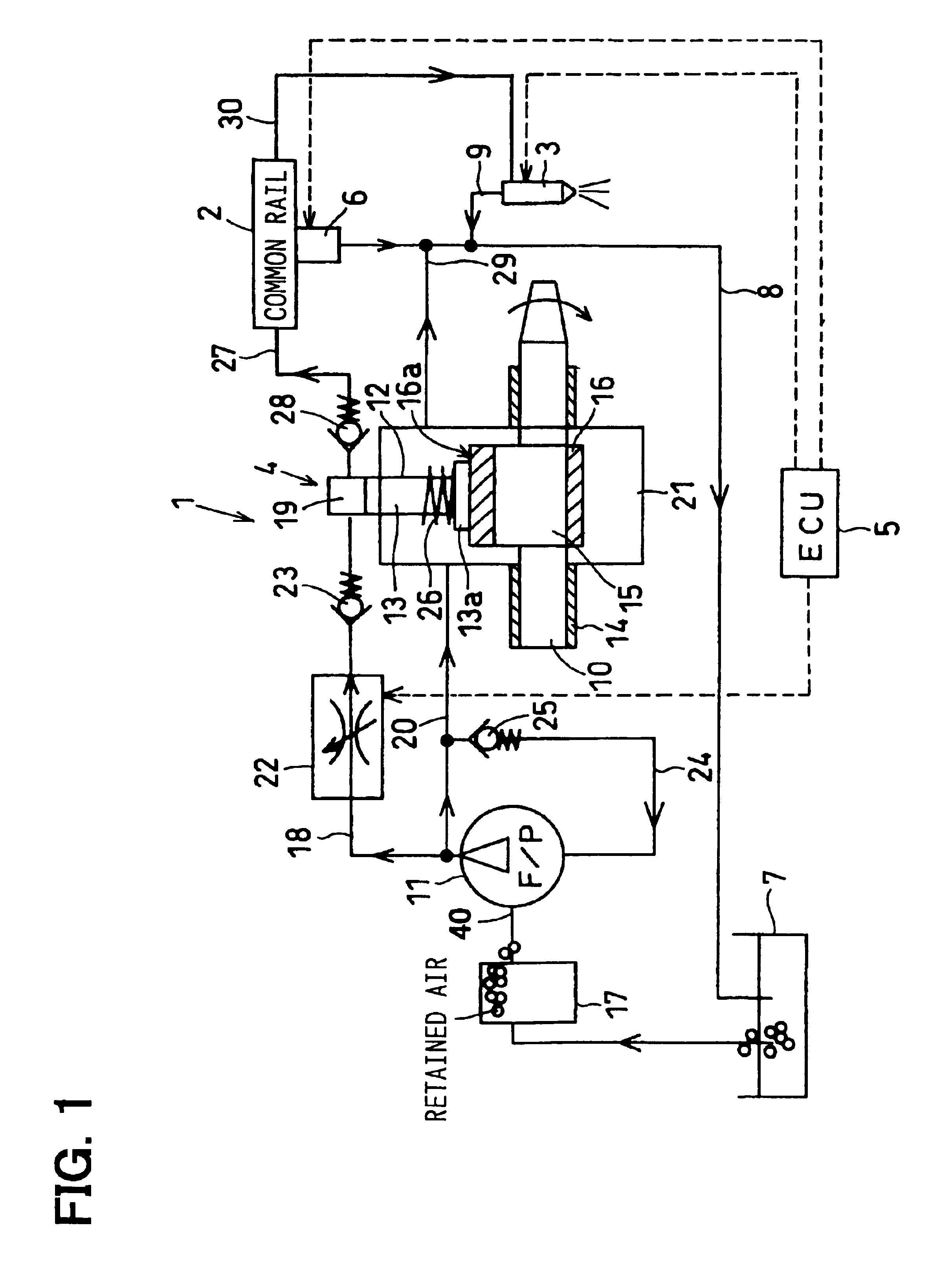 Common rail type fuel injection system
