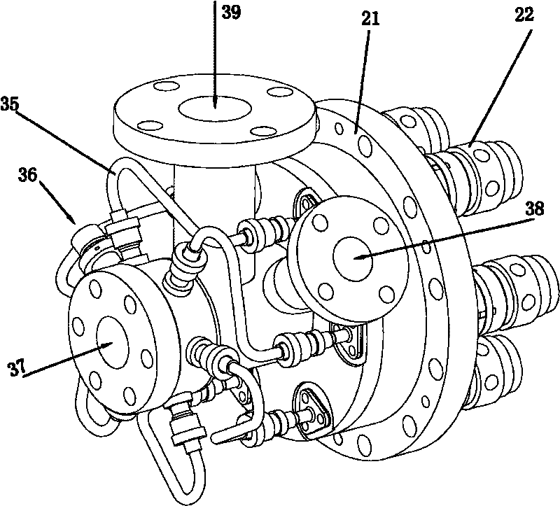 Low-pollution combustor for various fuels