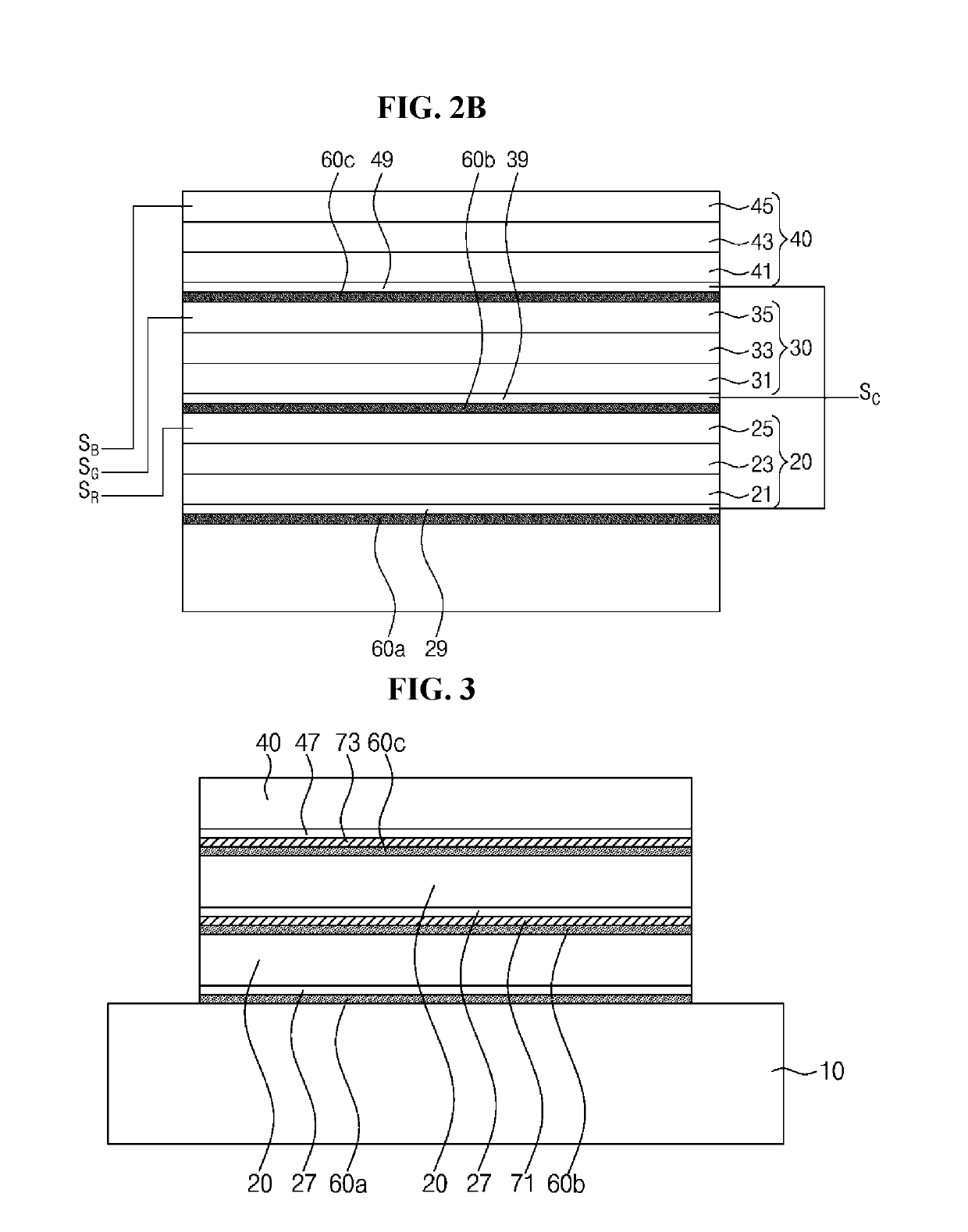 Light emitting stacked structure and display device having the same