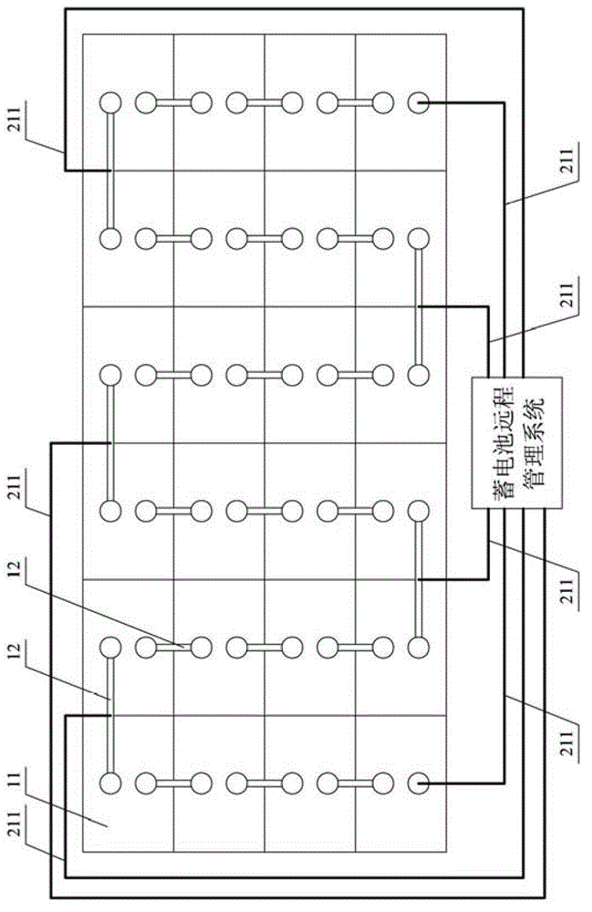 On-line remote monitoring and managing system for storage battery