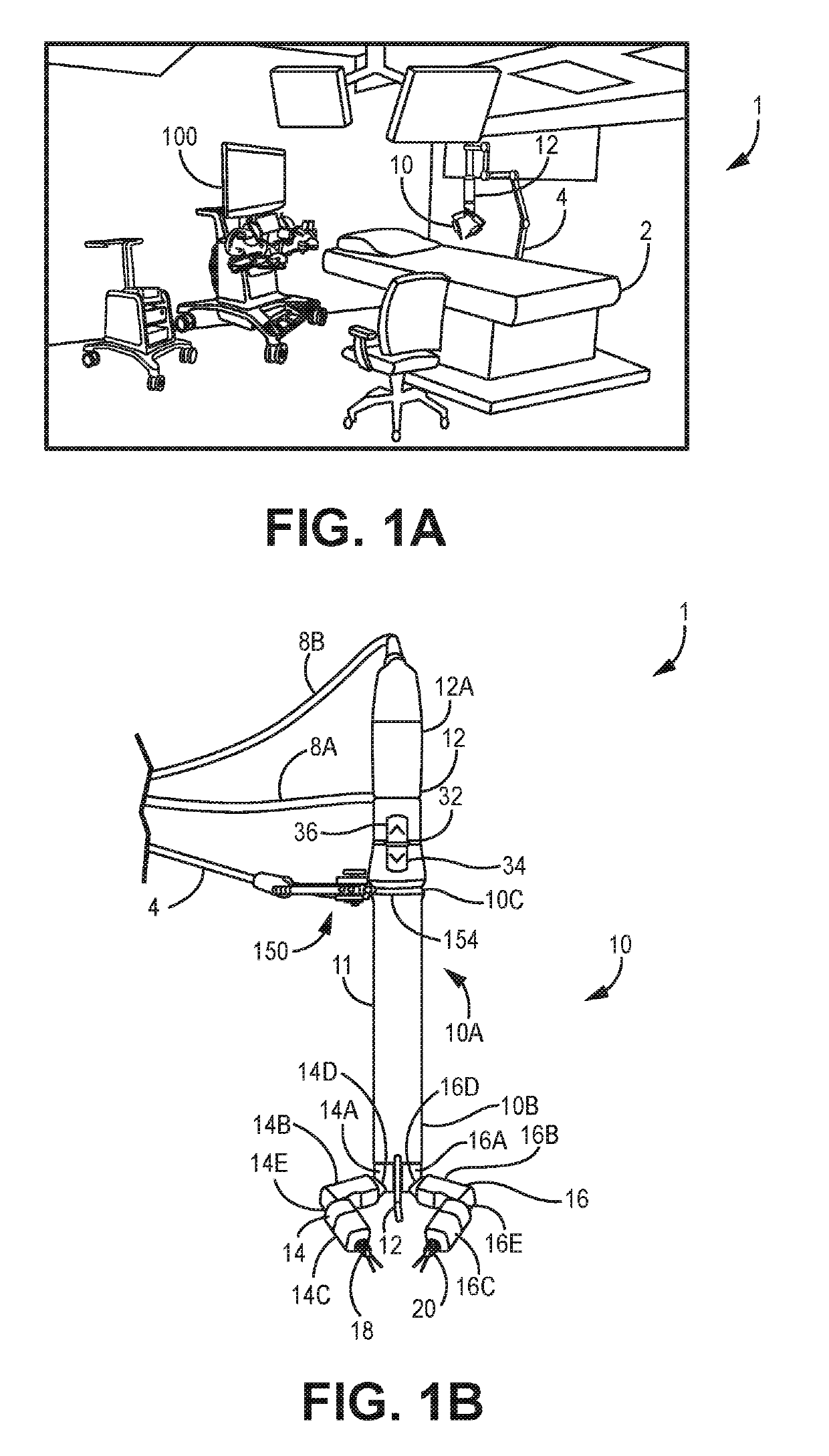 Robotic Surgical Devices with Tracking Camera Technology and Related Systems and Methods