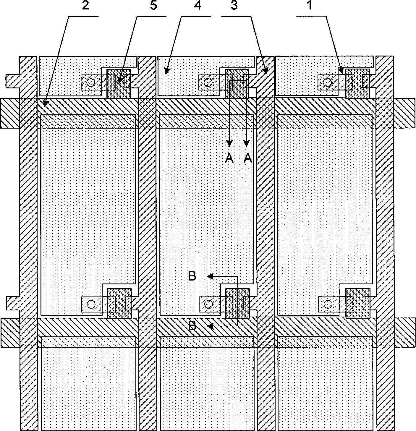 TFT-LCD pixel structure and method for manufacturing same