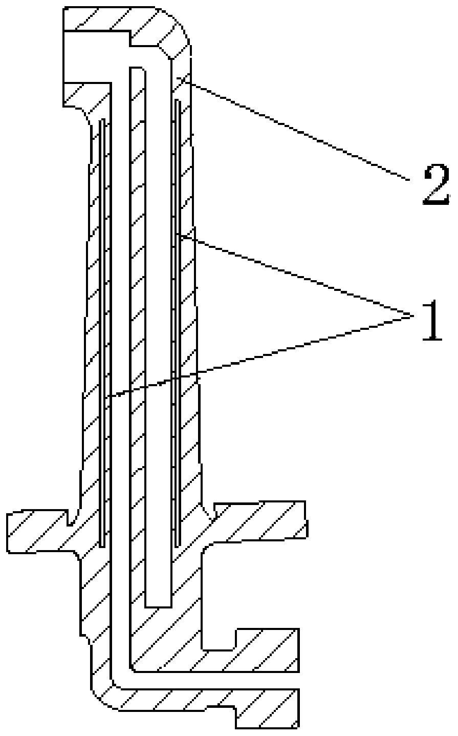 Nozzle shell selective laser melting forming method