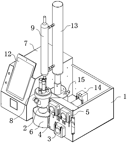 An acid value measuring device using a camera to collect colors