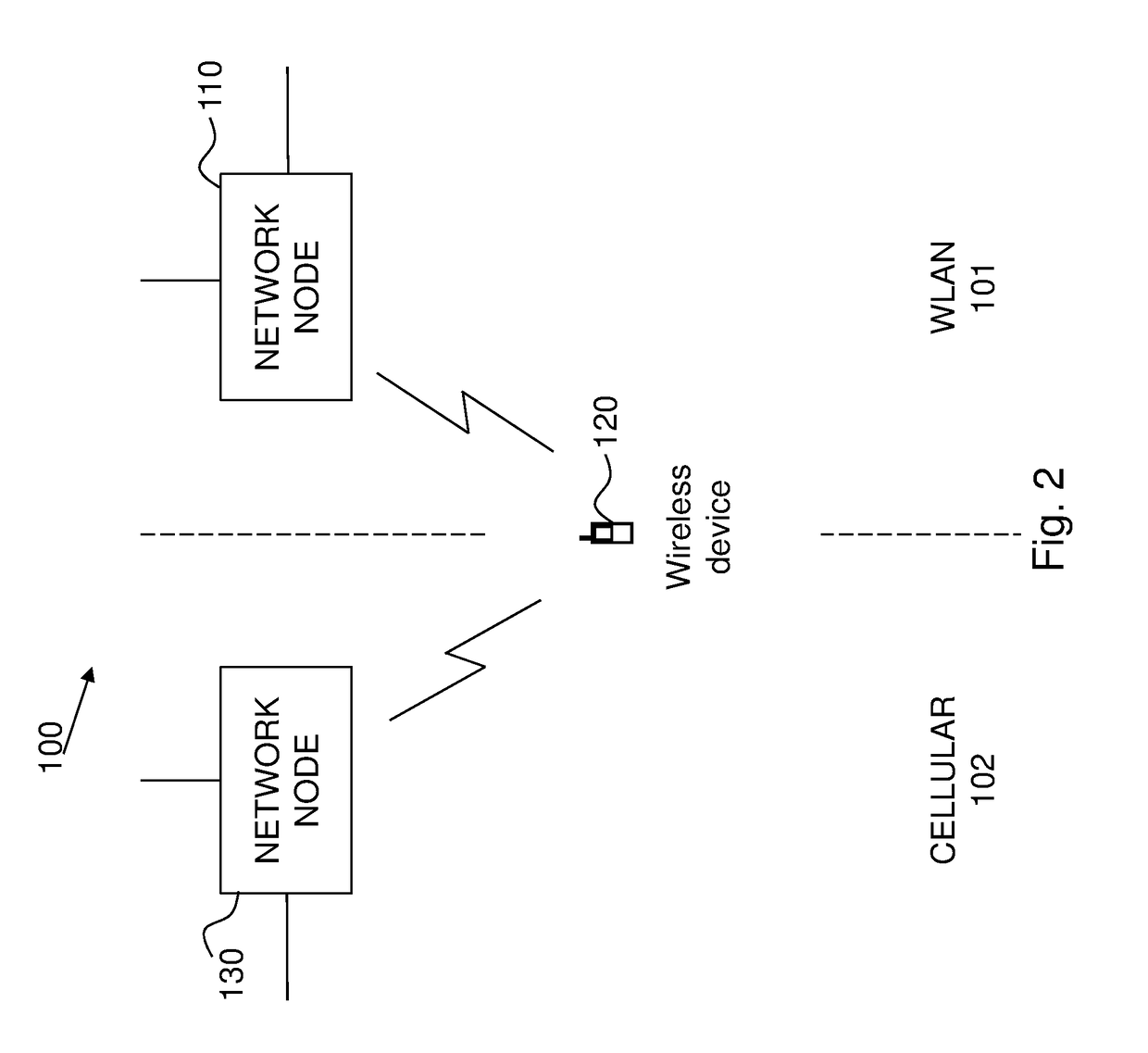 Method in a wireless communication network for notifying a communication device that context storing is employed in the network