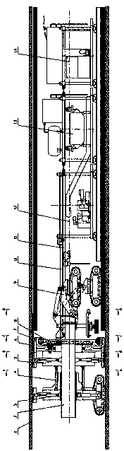 Main beam type tunnel segment assembly device and lining method